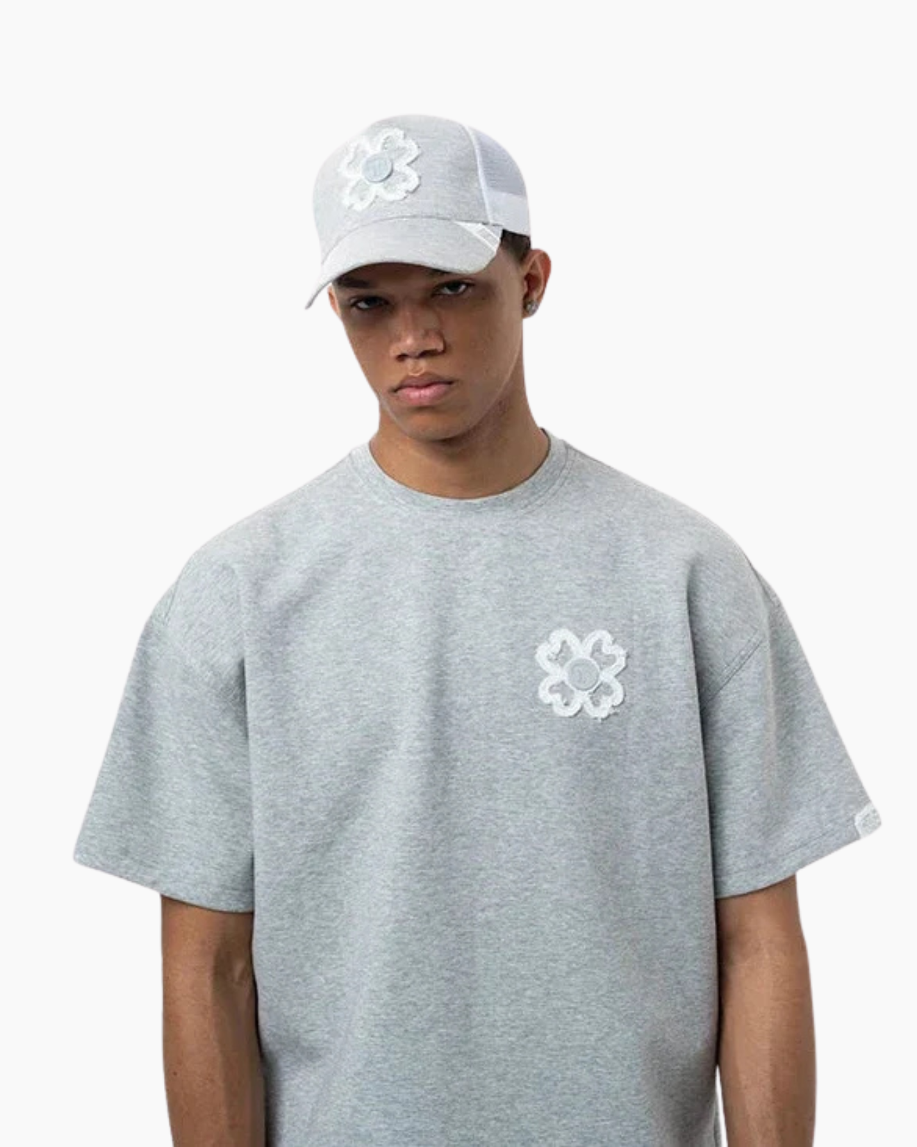 T-SHIRT STONE GREY