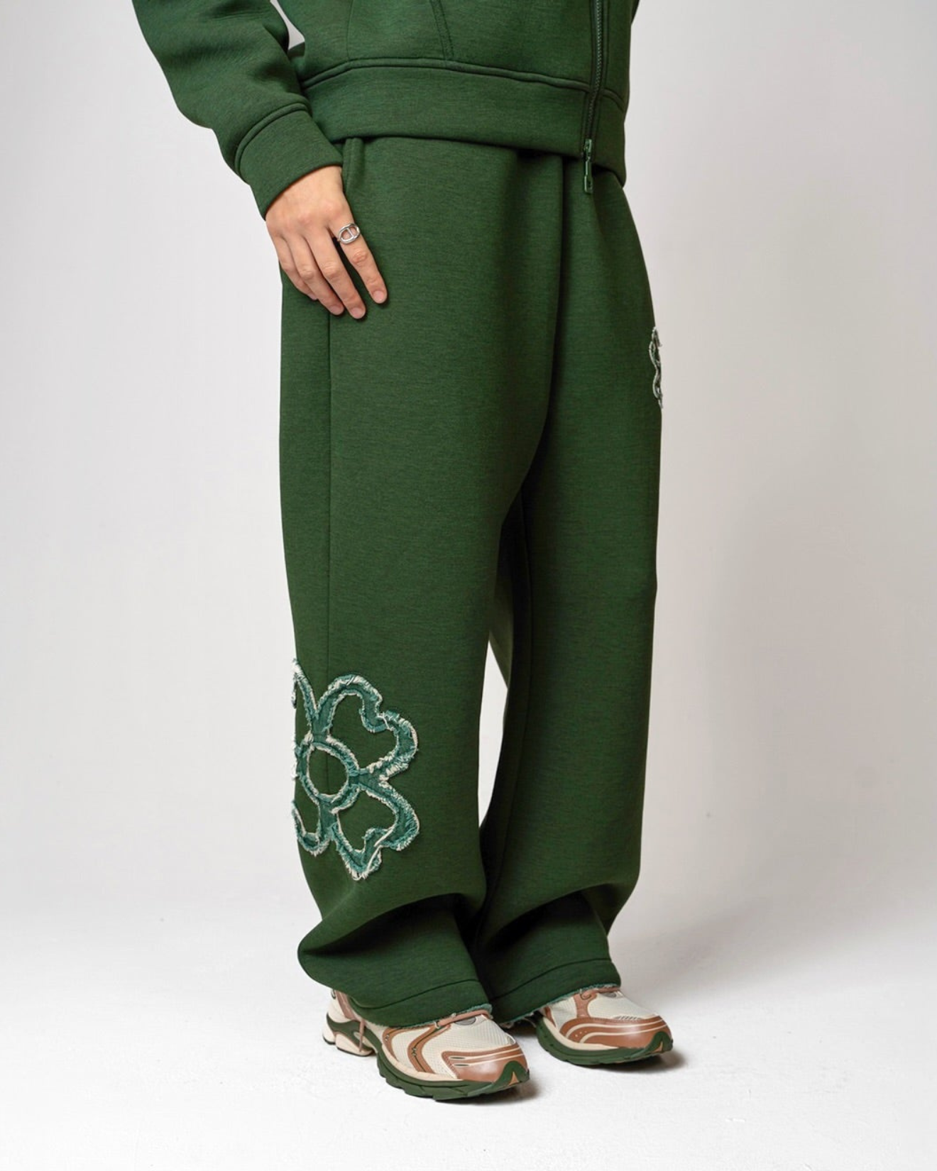 SWEATPANTS FOREST GREEN